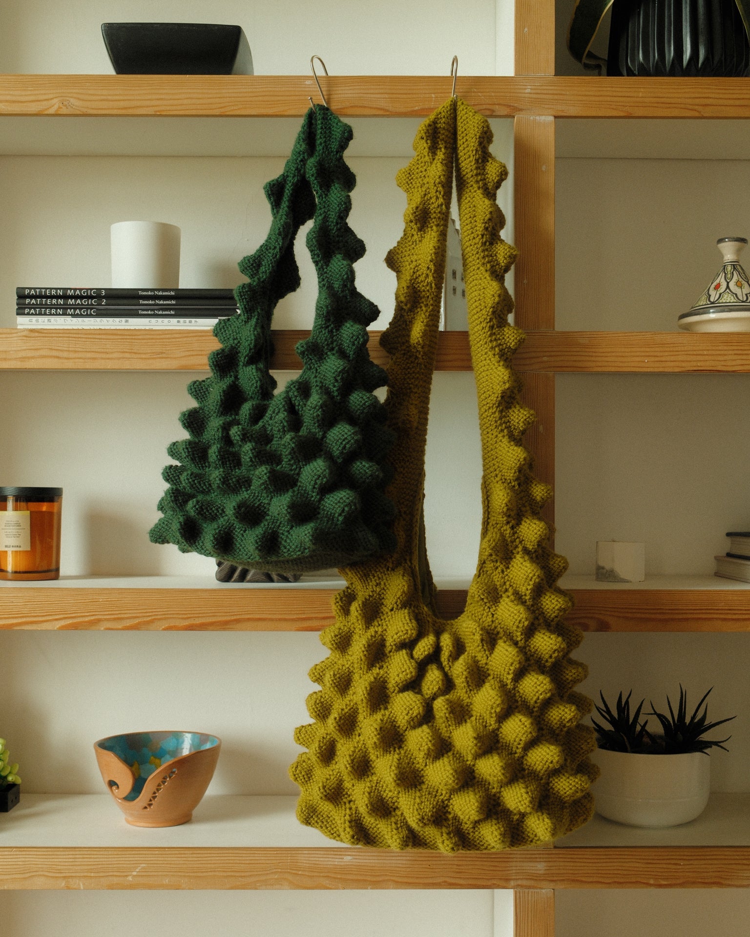 Romanesco Bag Knitting Pattern