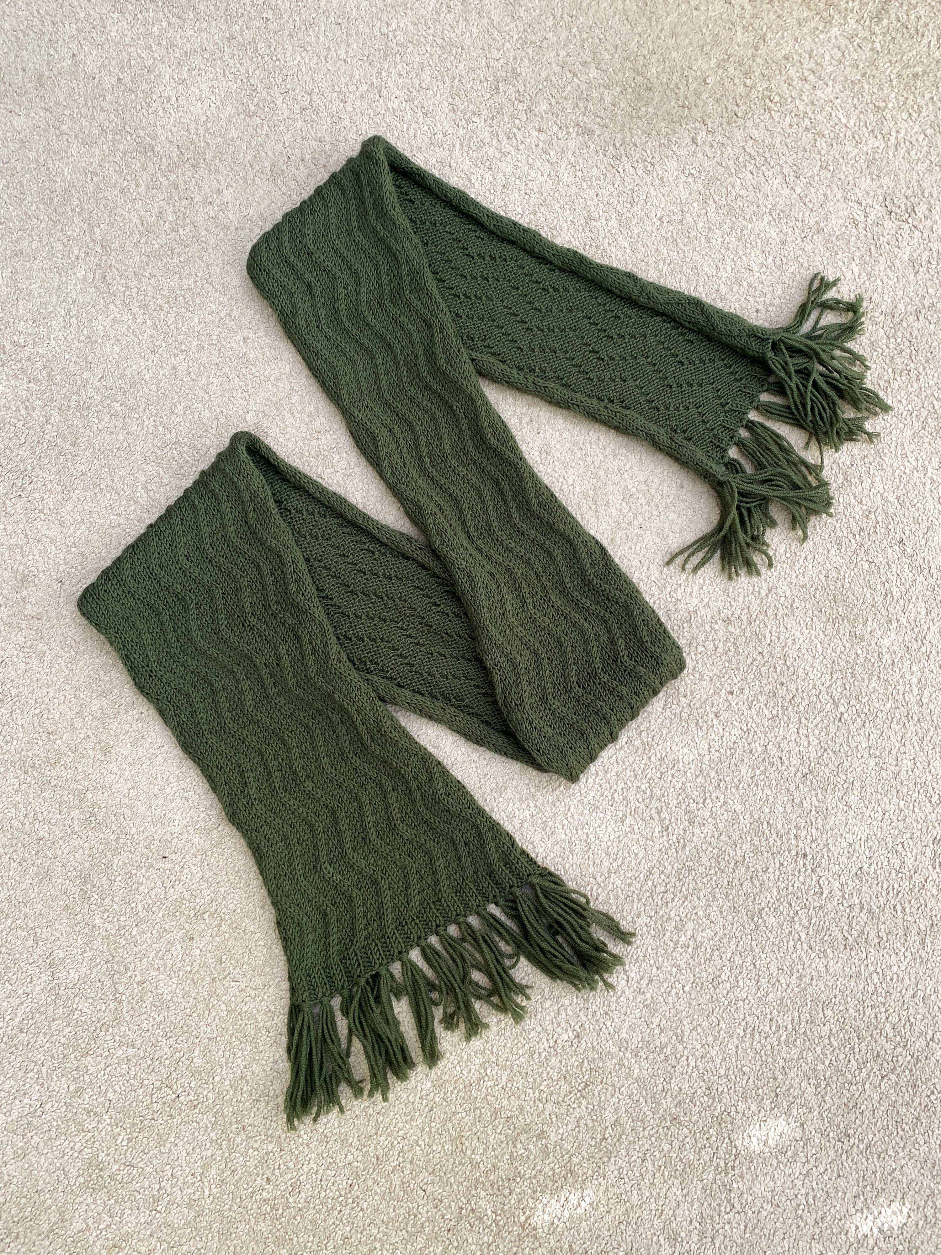 Vector Scarf Knitting Pattern